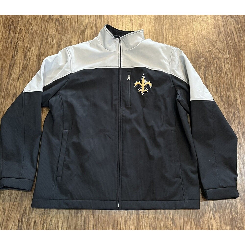 New Orleans Saints Jacket Mens XL NFL  Heavy Full Zip G-III Apparel Group G3
